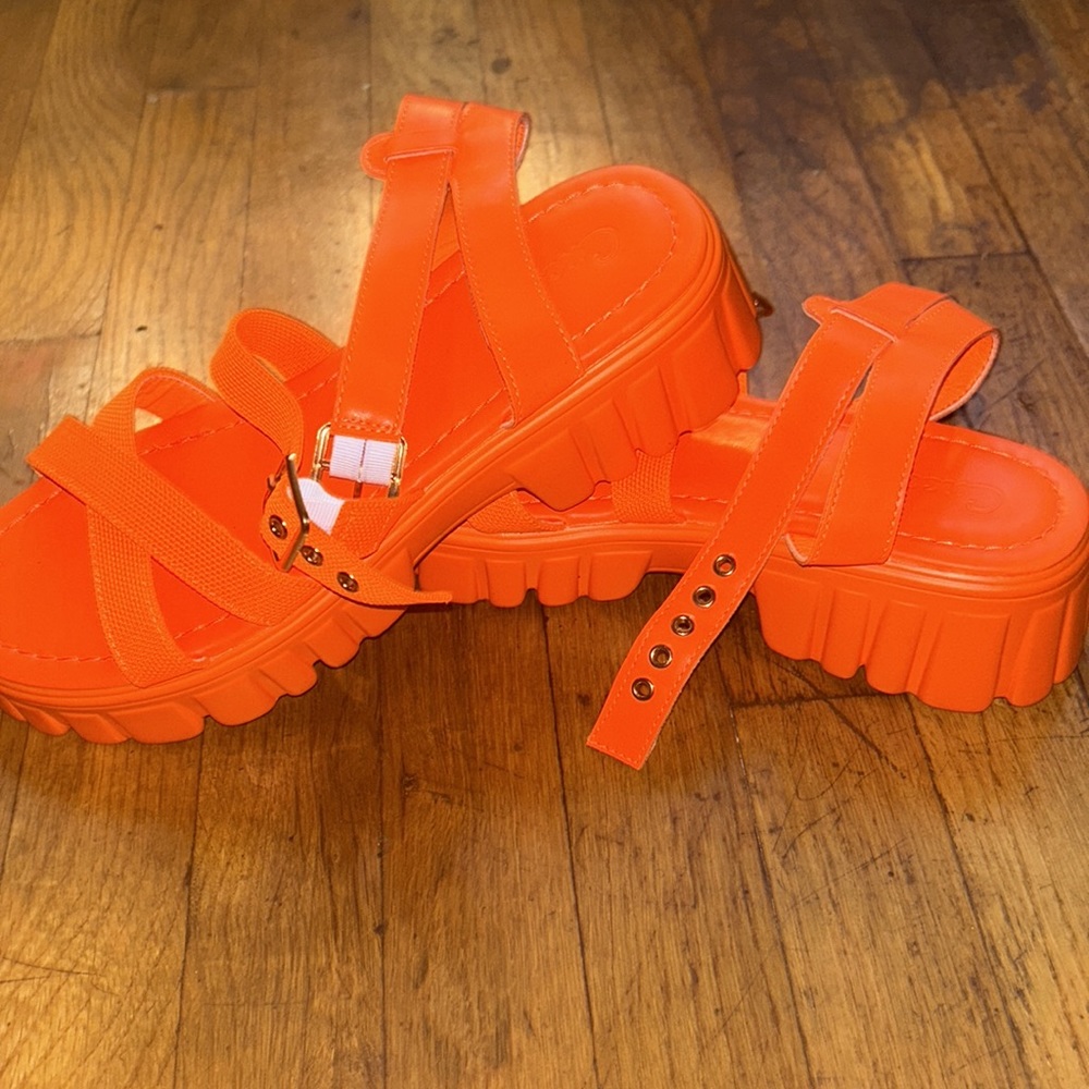 Open Toe Wedge Sandals With Cute Ankle Strap Buckle